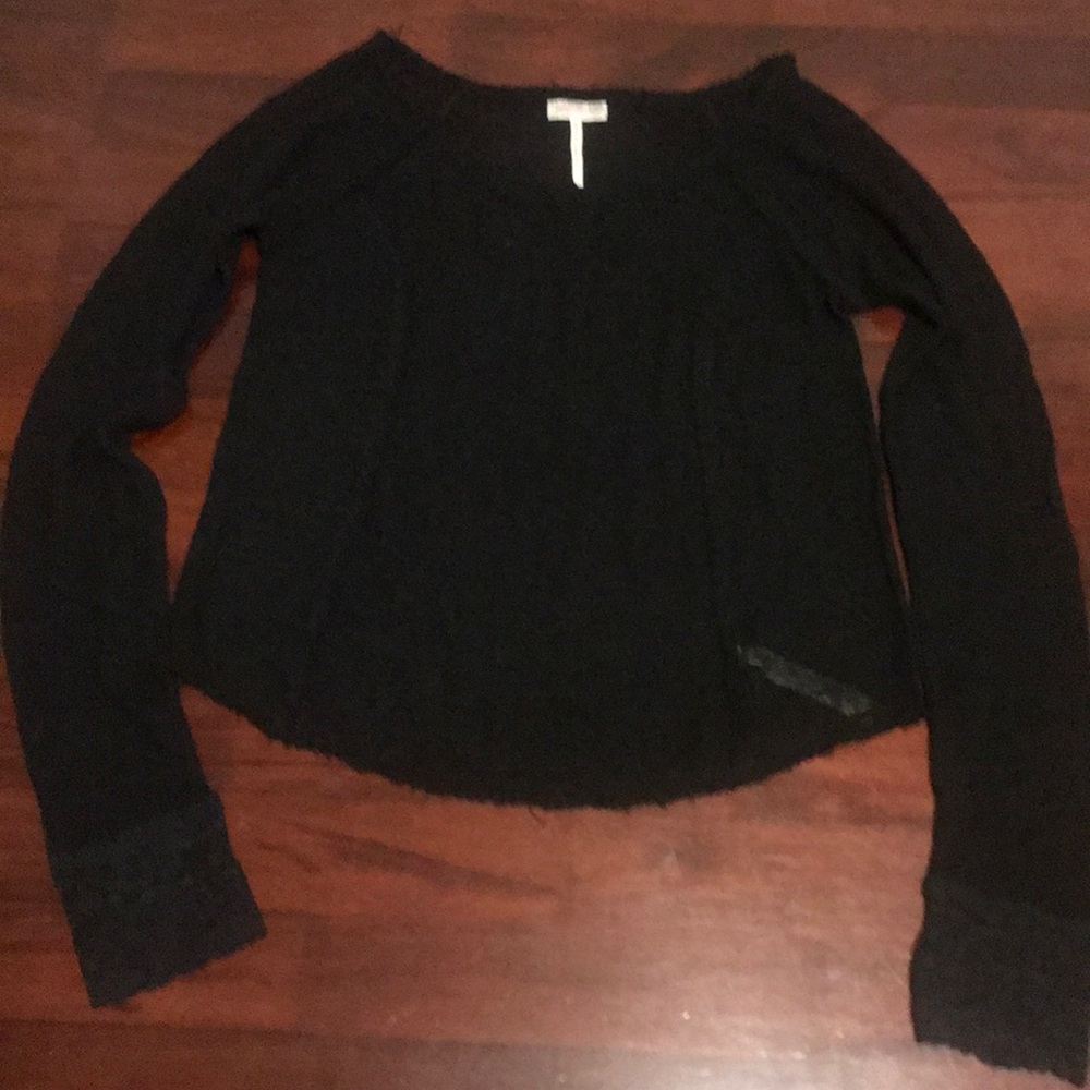 Free People sheer top. Size S